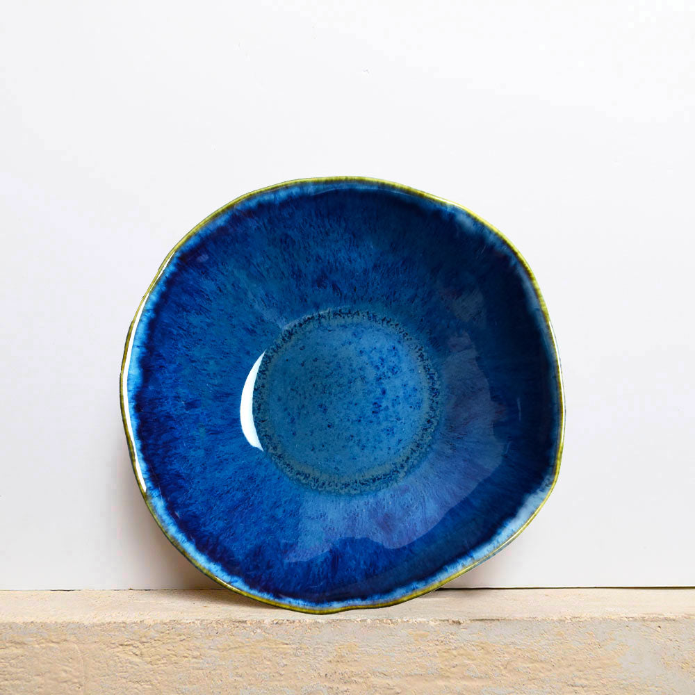 Assiette Creuse Onda - Bleu Abyssal