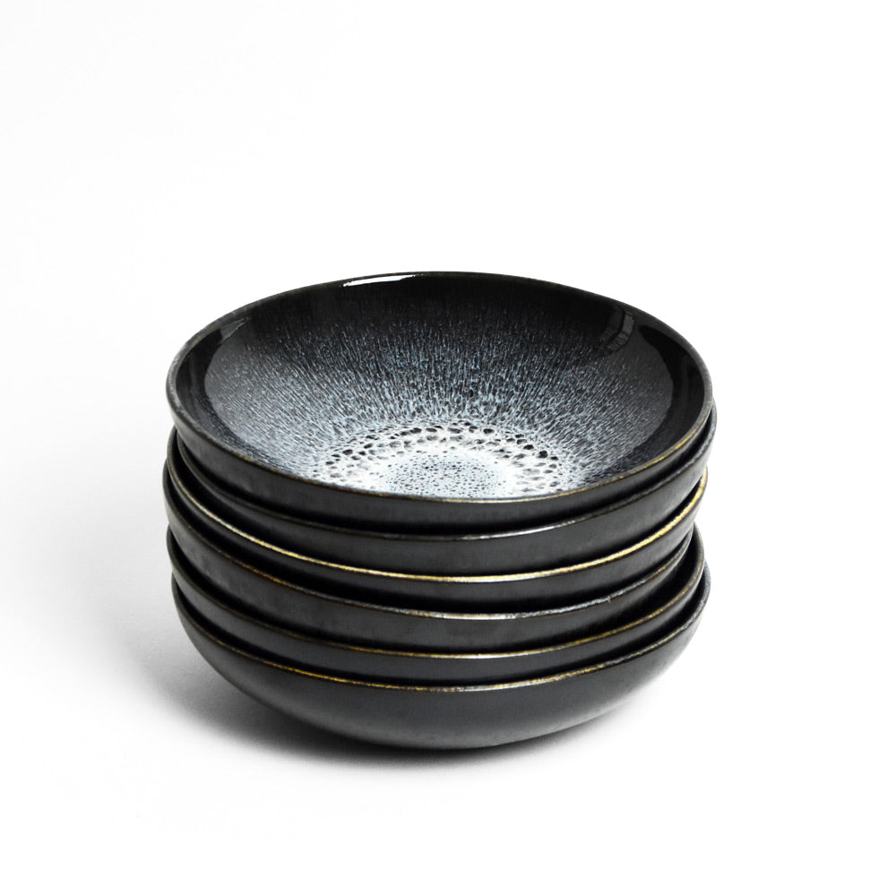 Assiette Creuse - Noir Écume
