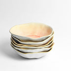 Assiette Creuse Onda - Corail Doré