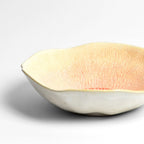 Assiette Creuse Onda - Corail Doré