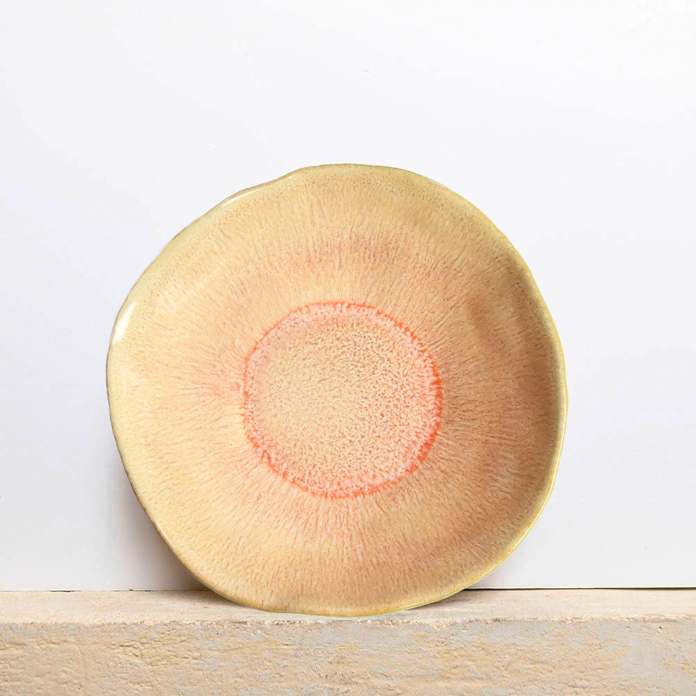 Assiette Creuse Onda - Corail Doré