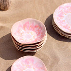 Assiette Creuse Onda - Rose Anémone