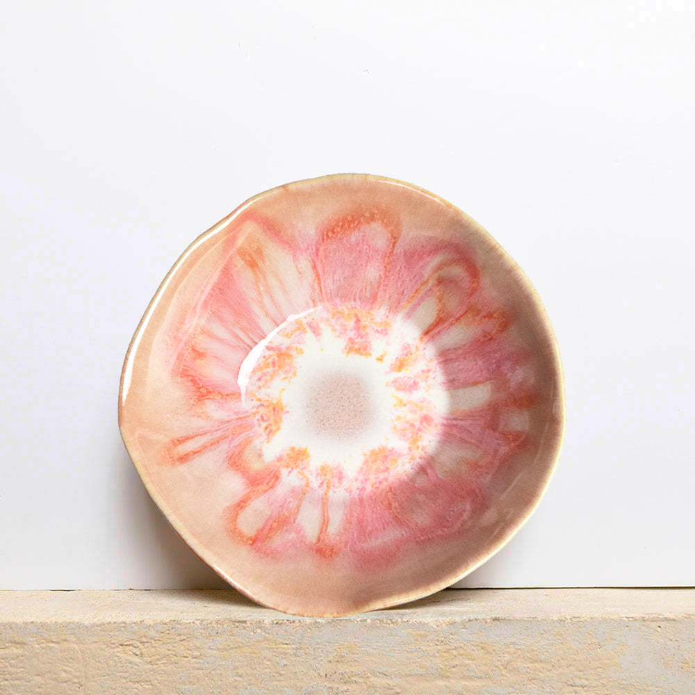 Assiette Creuse Onda - Rose Anémone
