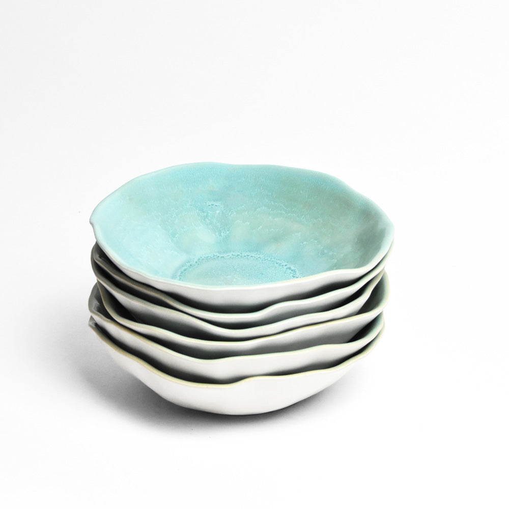 Assiette Creuse Onda - Vert D'Eau