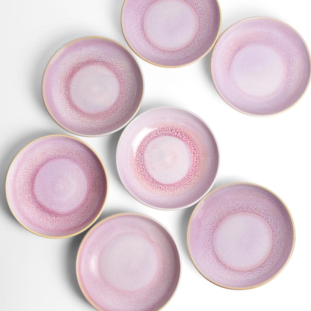 Assiette Creuse - Rose Minéral