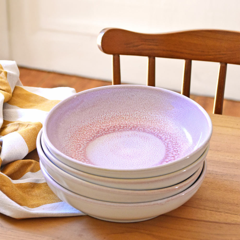Assiette Creuse - Rose Minéral