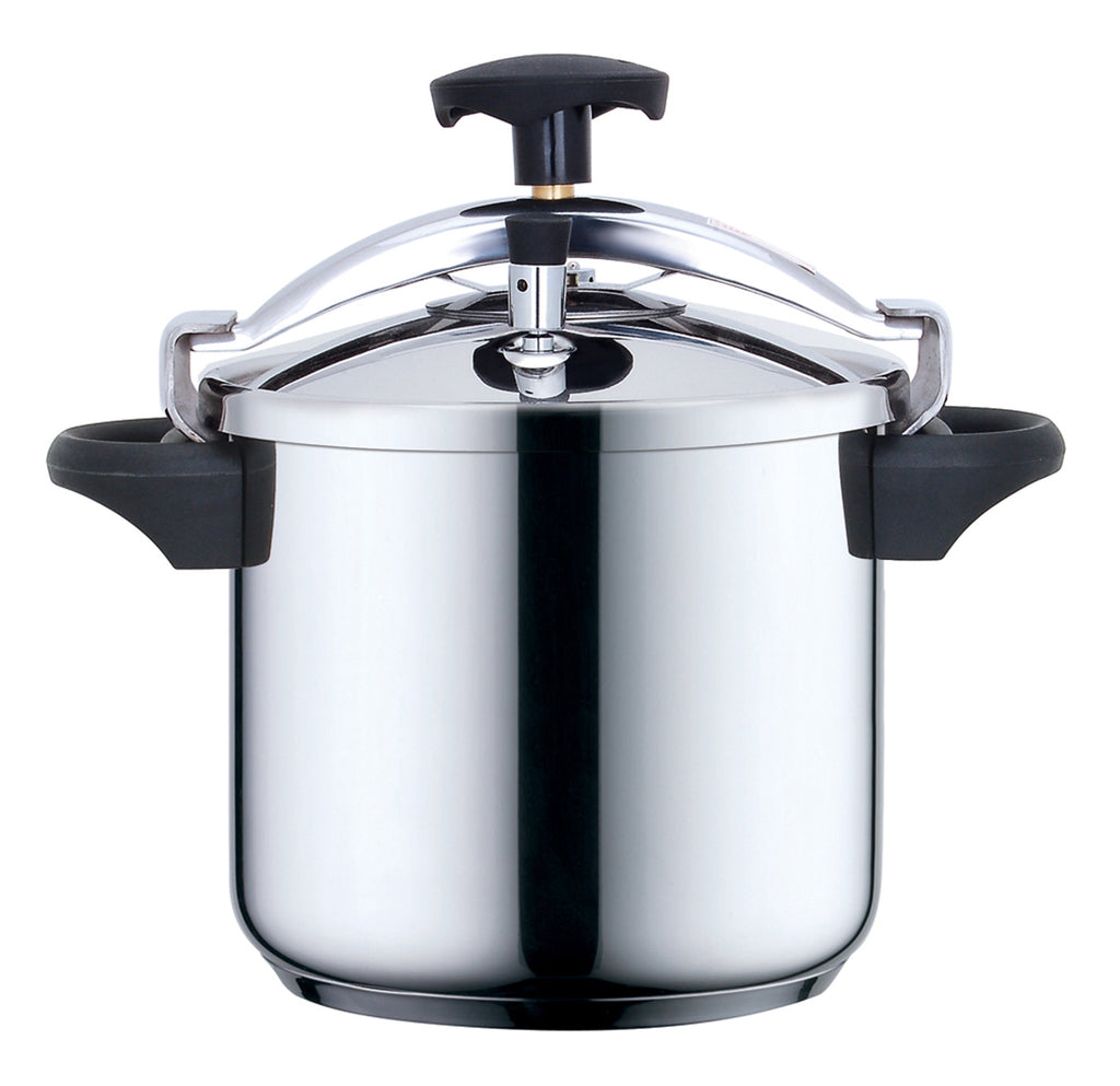 Autocuiseur cocotte minute à étrier Ø24cm 8L CLASSIQUE en acier Inox avec panier cuisson - REDDECO.com