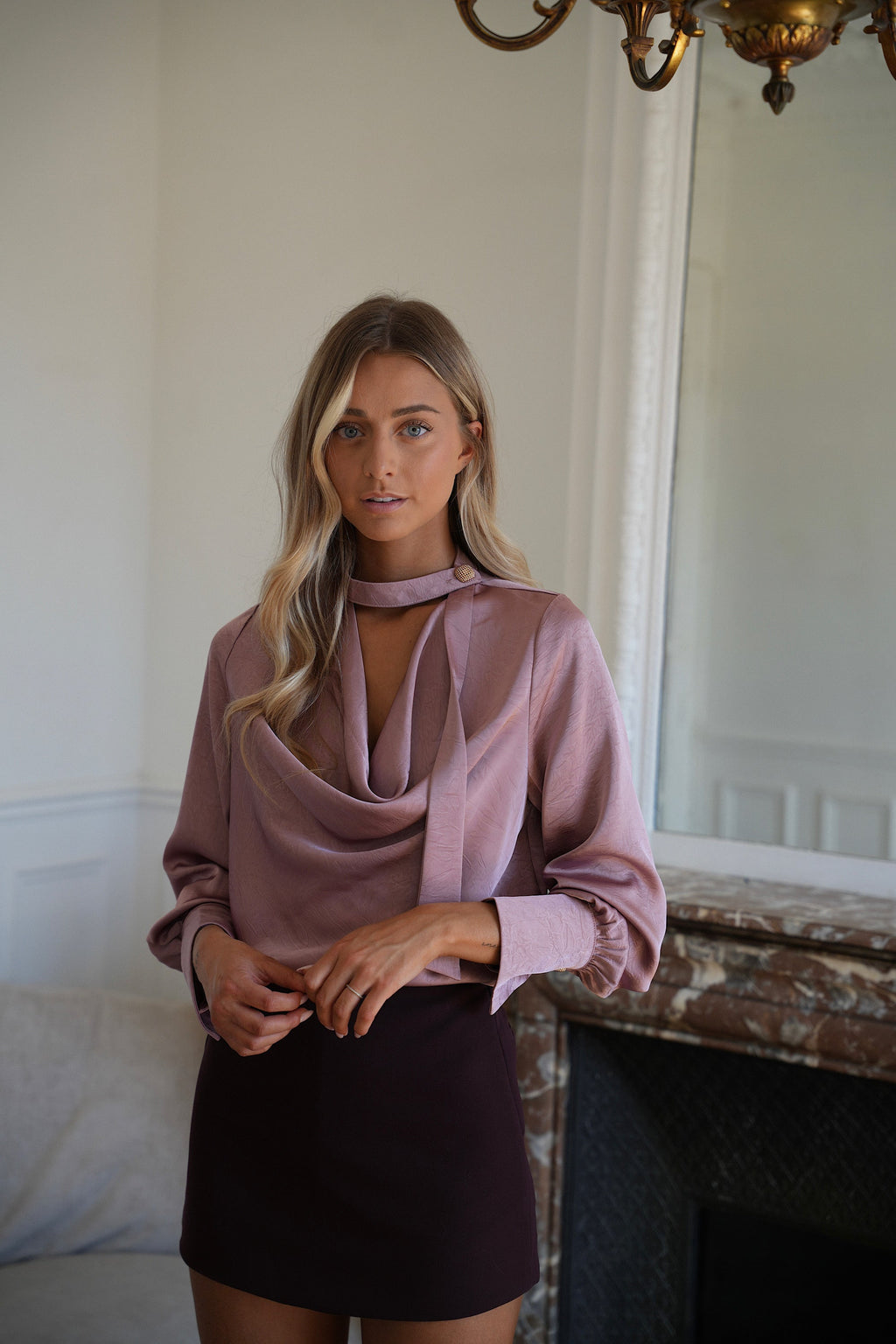 Blouse Fluide Sandra - Rose