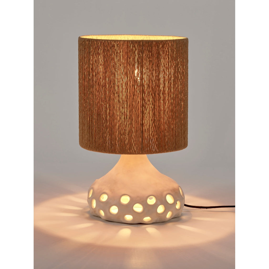 Oya - Lampada da tavolo N°1 Beige - Marrone - Sophie Casier