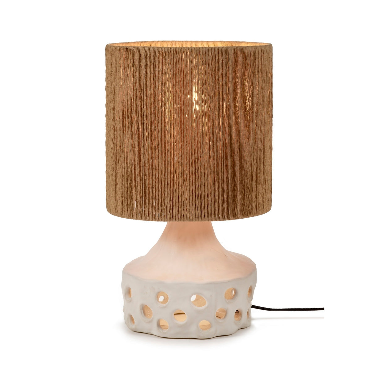 Oya - Table Lamp N°2 Beige - Brown - Sophie Casier