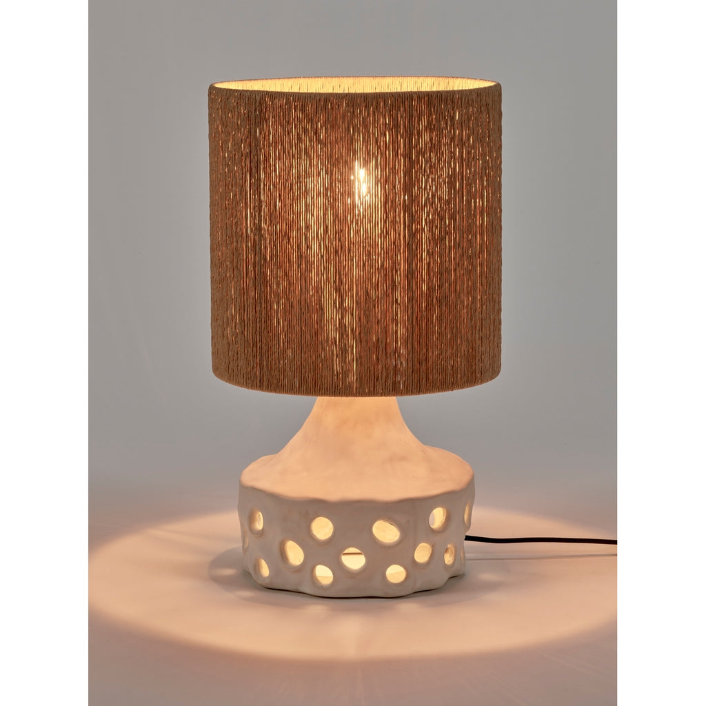 Oya - Table Lamp N°2 Beige - Brown - Sophie Casier