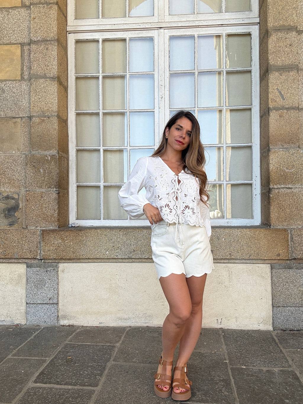 Short vaquero Pippa beige