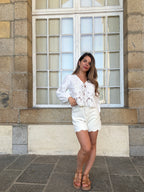 Short vaquero Pippa beige