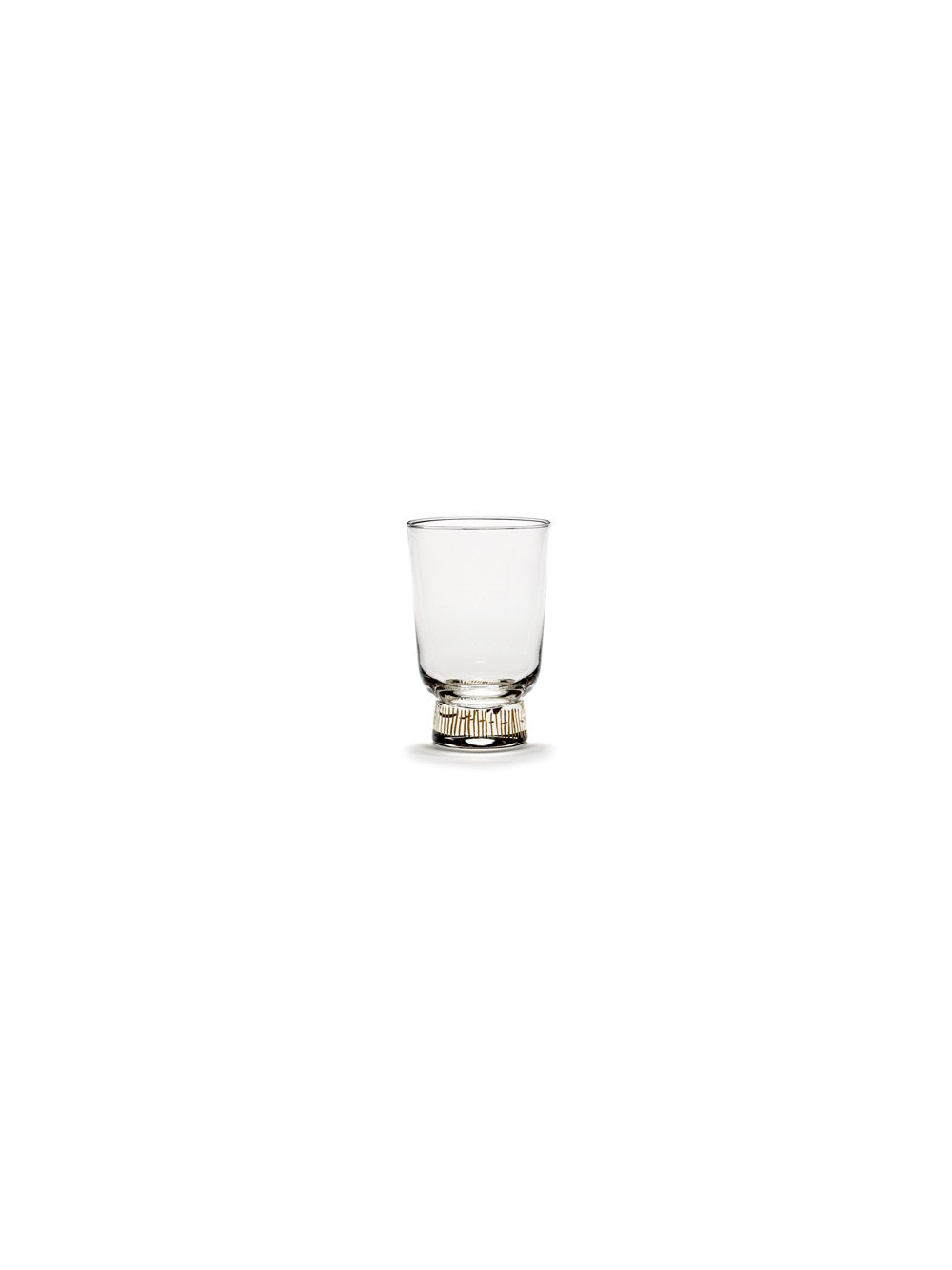 Juego de 4 vasos a rayas - Gold Feast - De Ottolenghi