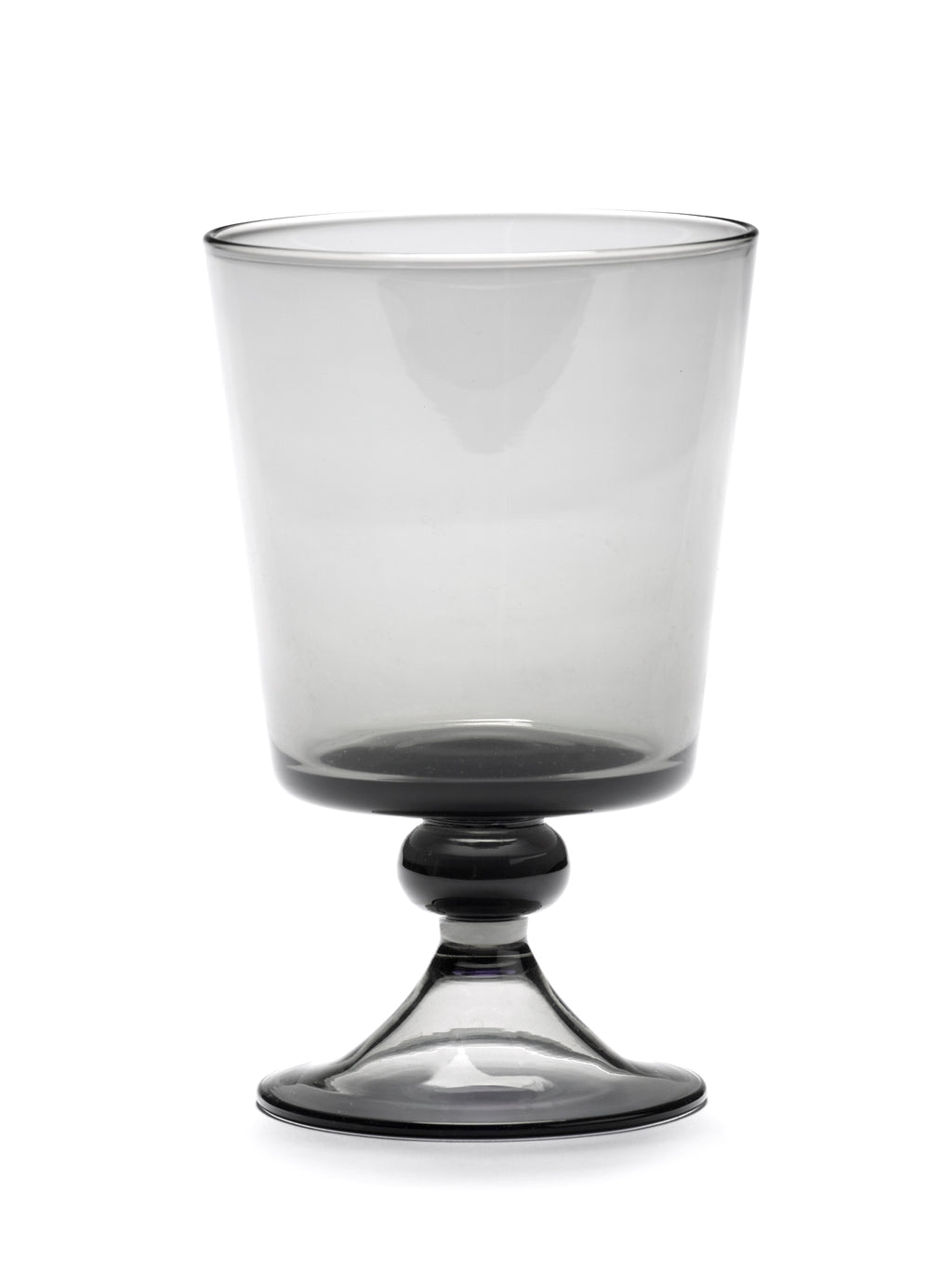 La Mère - Lot De 4 Verres À Vin Rouge - Verre - Gris Fumé