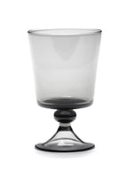 La Mère - Lot De 4 Verres À Vin Rouge - Verre - Gris Fumé