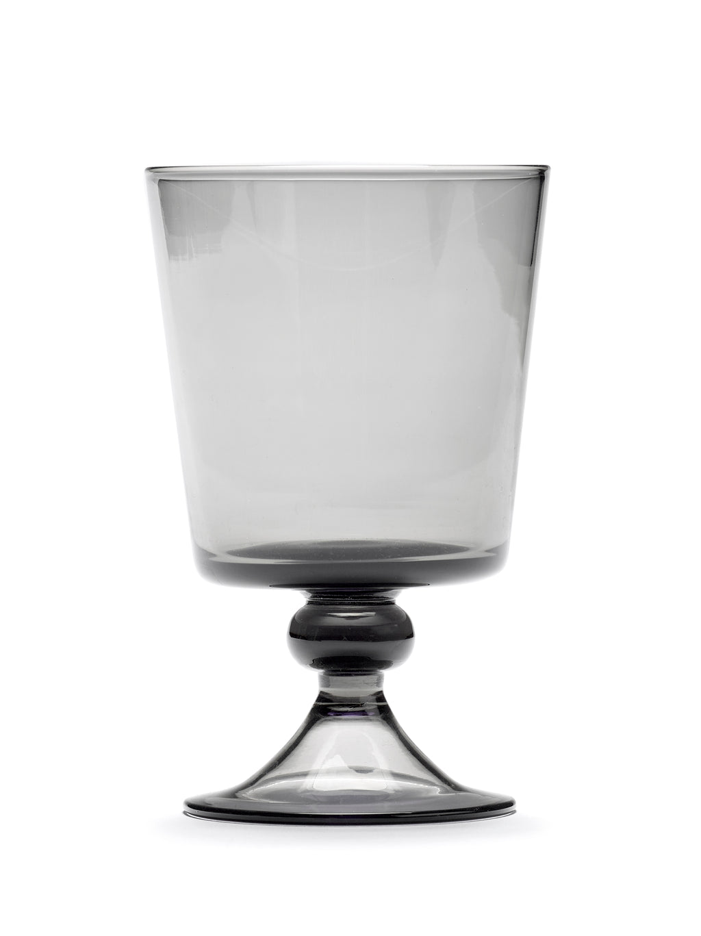 La Mère - Lot De 4 Verres À Vin Rouge - Verre - Gris Fumé