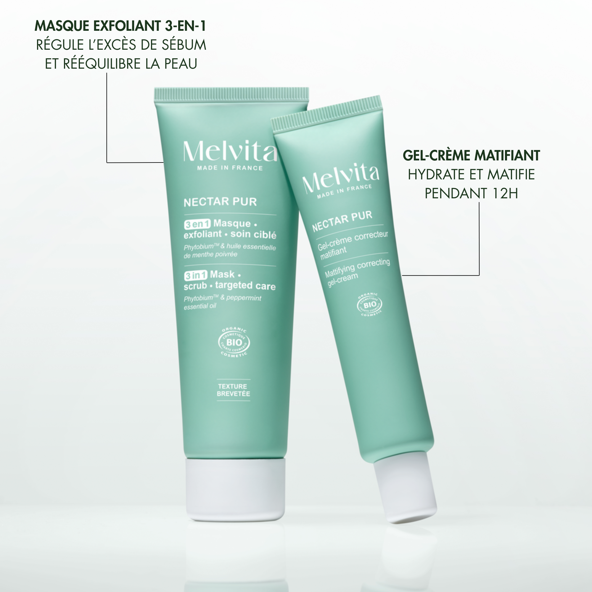 Masque Exfoliant 3 En 1 - Nectar Pur - 75 Ml