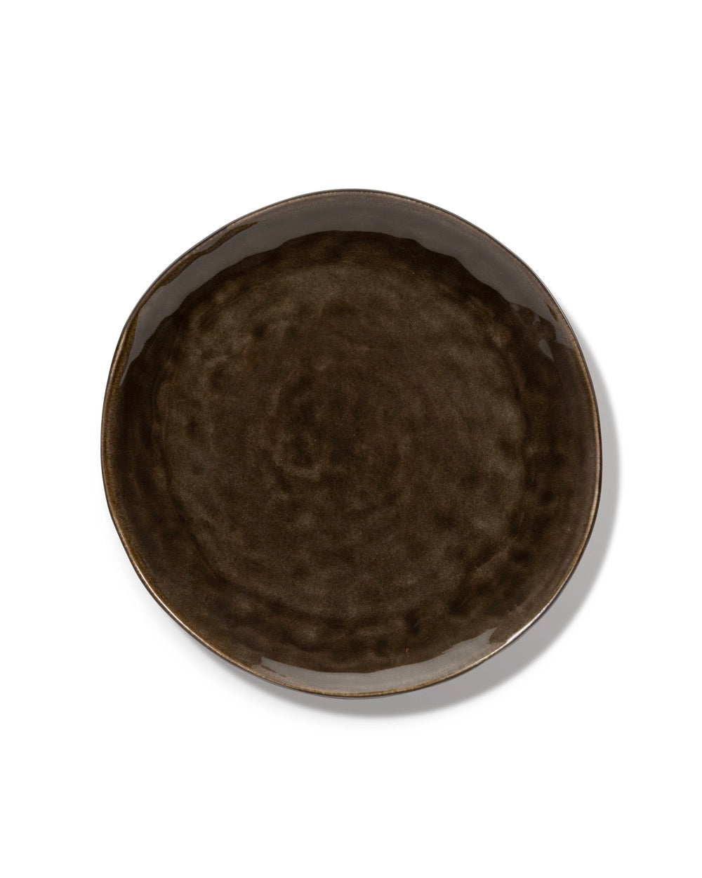 Pure - Set of 2 Plates - L - Stoneware - Grey