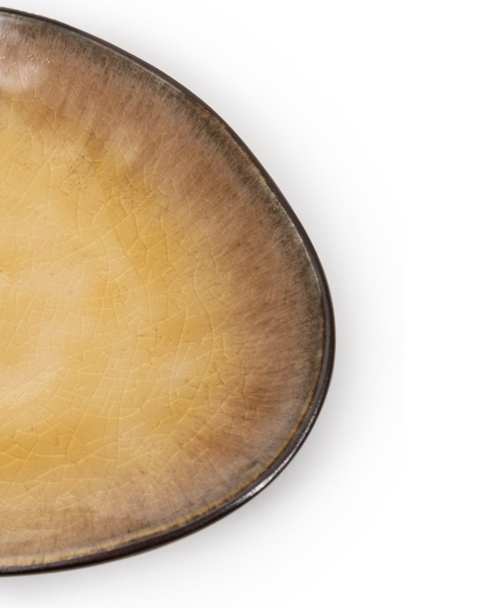 Pure - Set of 4 Oval Plates - S - Stoneware - Green