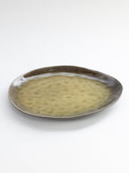 Pure - Set of 2 Oval Plates - L - Stoneware - Green