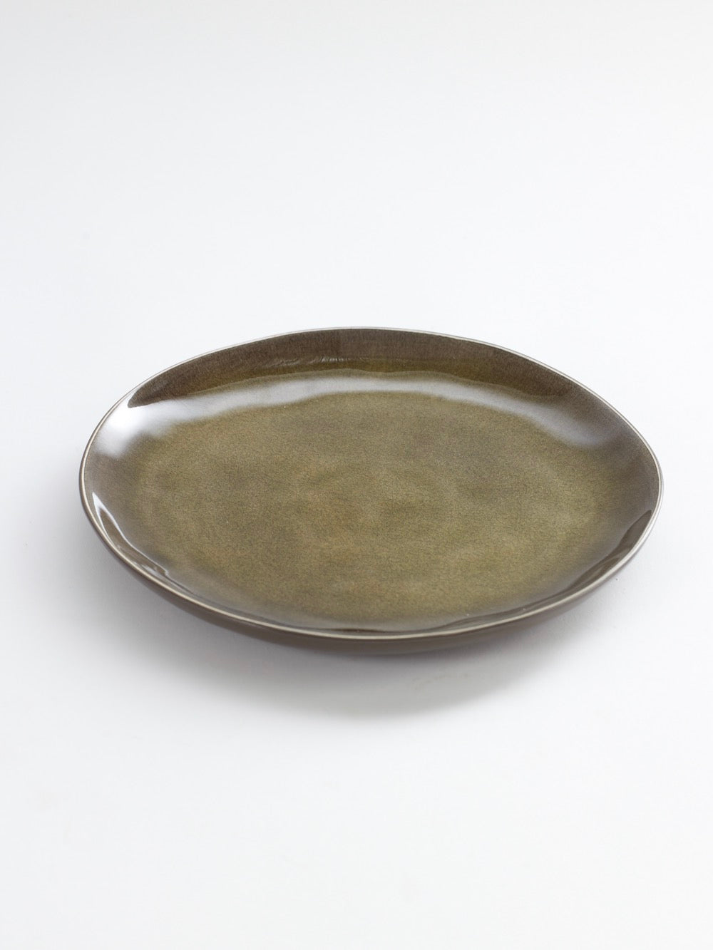 Pure - Set of 4 Plates - S - Stoneware - Green