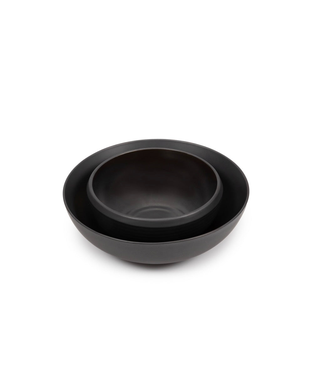 Pure - Schale - XL - Steingut - Schwarz