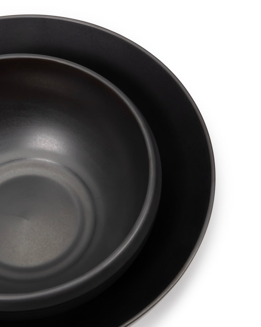 Pure - Schale - XL - Steingut - Schwarz