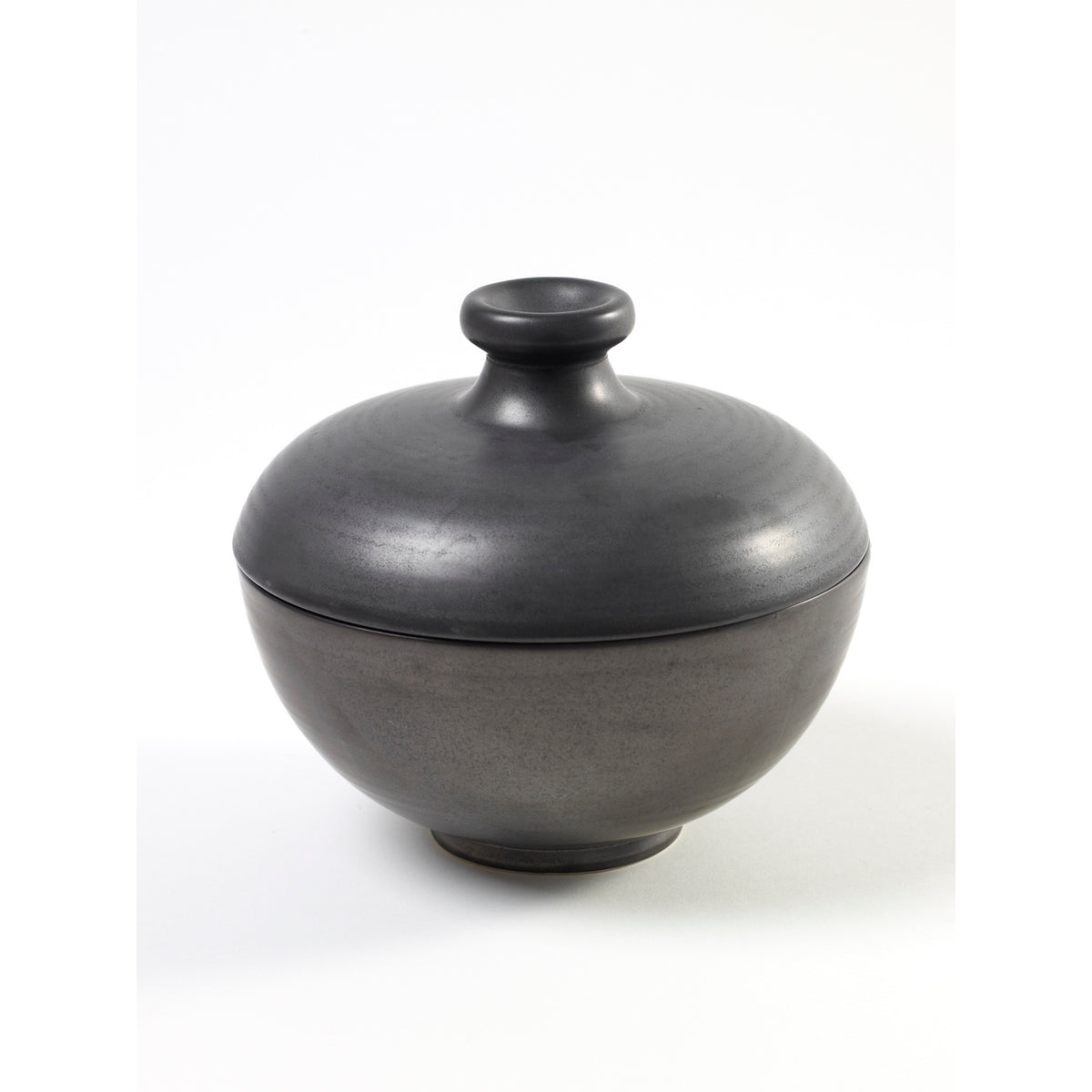 Pure - Bowl + Lid - Black - Pascale Naessens