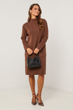 Sweater Dress - Chocolate