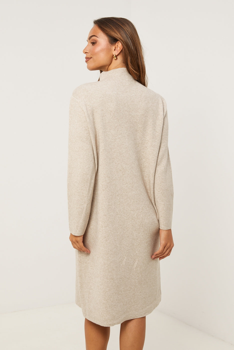 Sweater Dress - Taupe