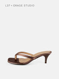 Sandalias Elodie - Marrón