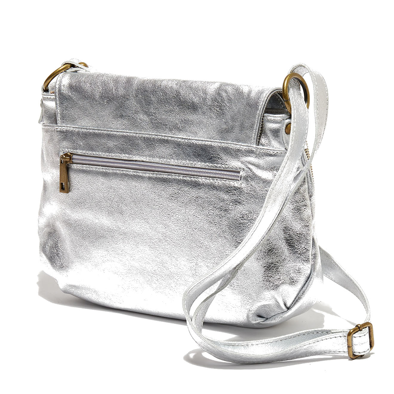 Lana Crossbody Bag - Silver