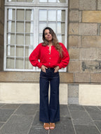 Cardigan Charlie Rouge