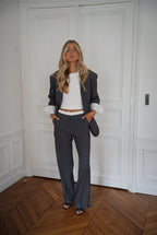 Pantalon Rayé Honoryne - Gris