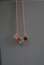ISAURE cord necklace