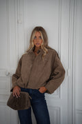 Veste Suédée Delfine - Taupe