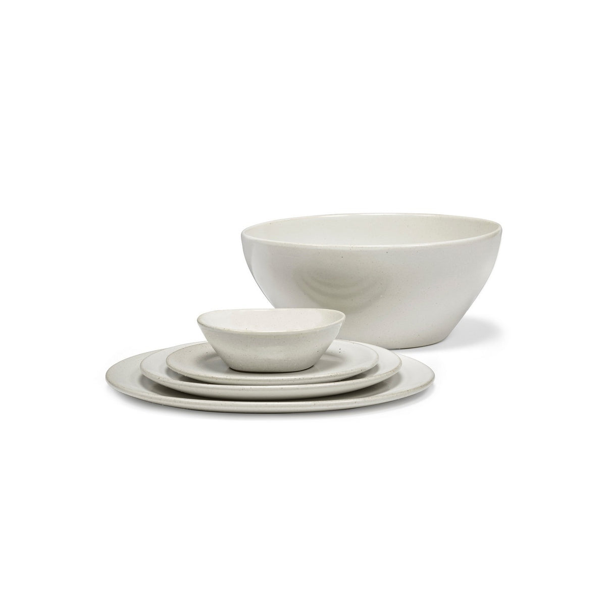 Out Of Lines - Serving Bowl - Off White - Uncharted