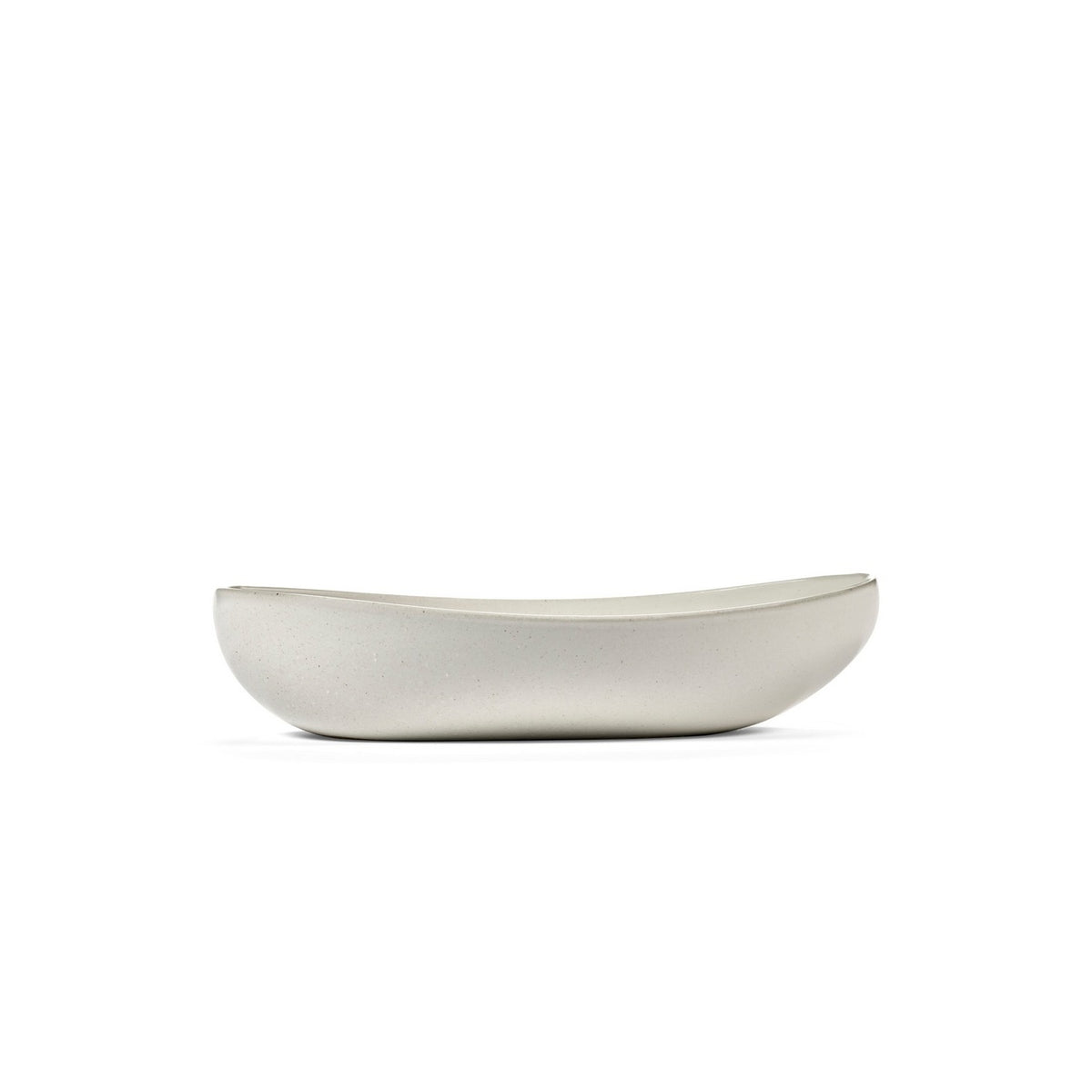 Out Of Lines - Oval Serving Bowl - Off White - Uncharted
