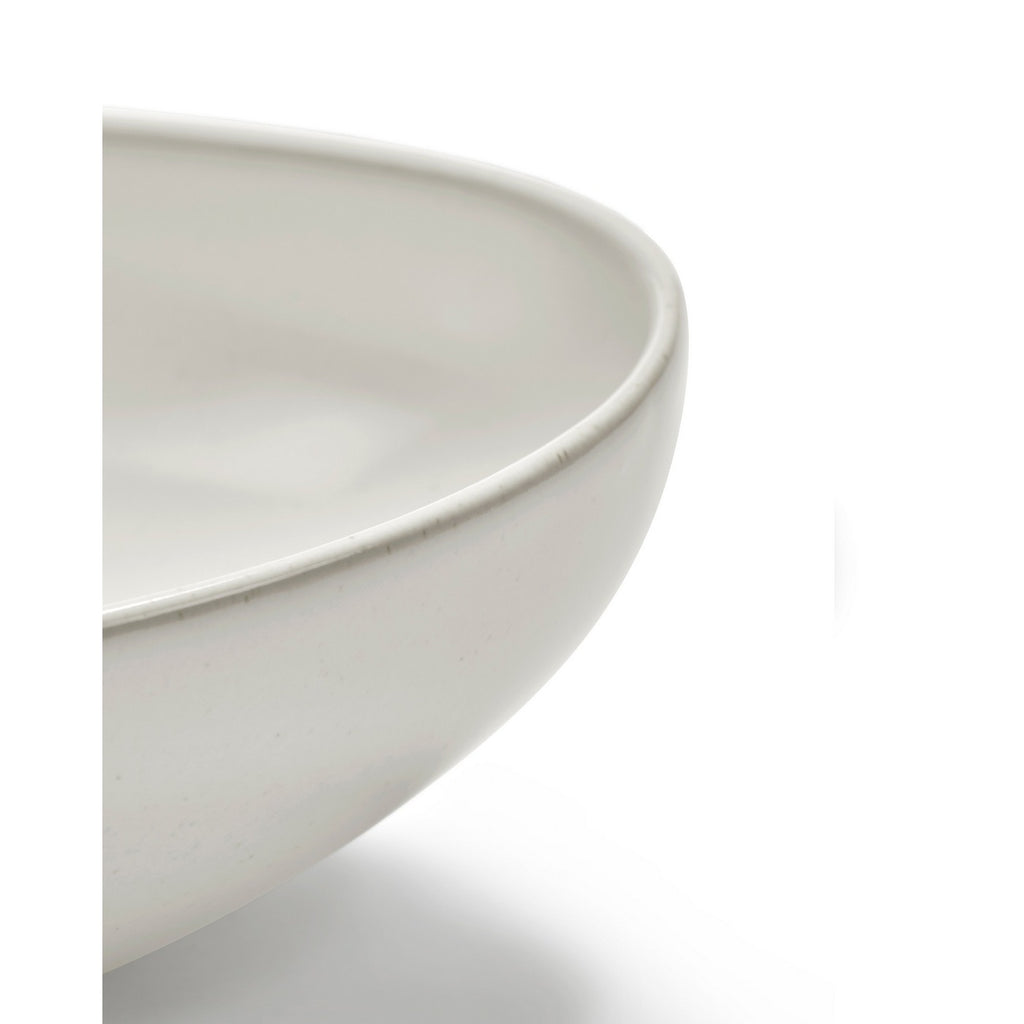 Out Of Lines - Oval Serving Bowl - Off White - Uncharted