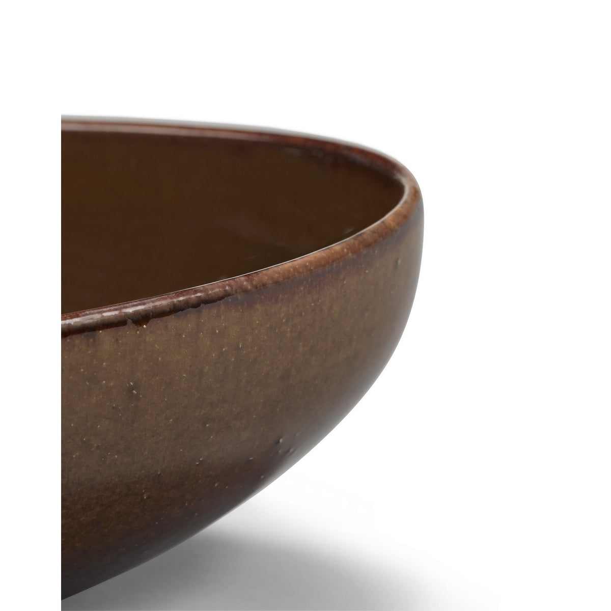 Out Of Lines - Oval Serving Bowl - Ocher - Uncharted