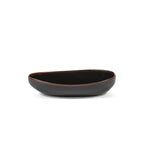 Out Of Lines - Oval Serving Bowl - Black Brown - Uncharted