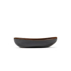 Out Of Lines - Oval Serving Bowl - Black Brown - Uncharted