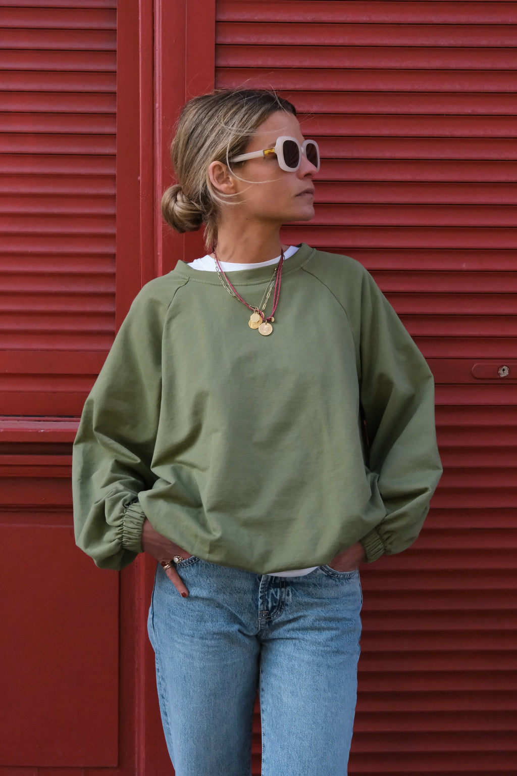 Sudadera Arthus Caqui