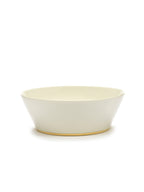 Juego de 2 cuencos XL - Blanco - Desiree Gold - De Roger Van Damme