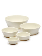 Juego de 2 cuencos XL - Blanco - Desiree Gold - De Roger Van Damme