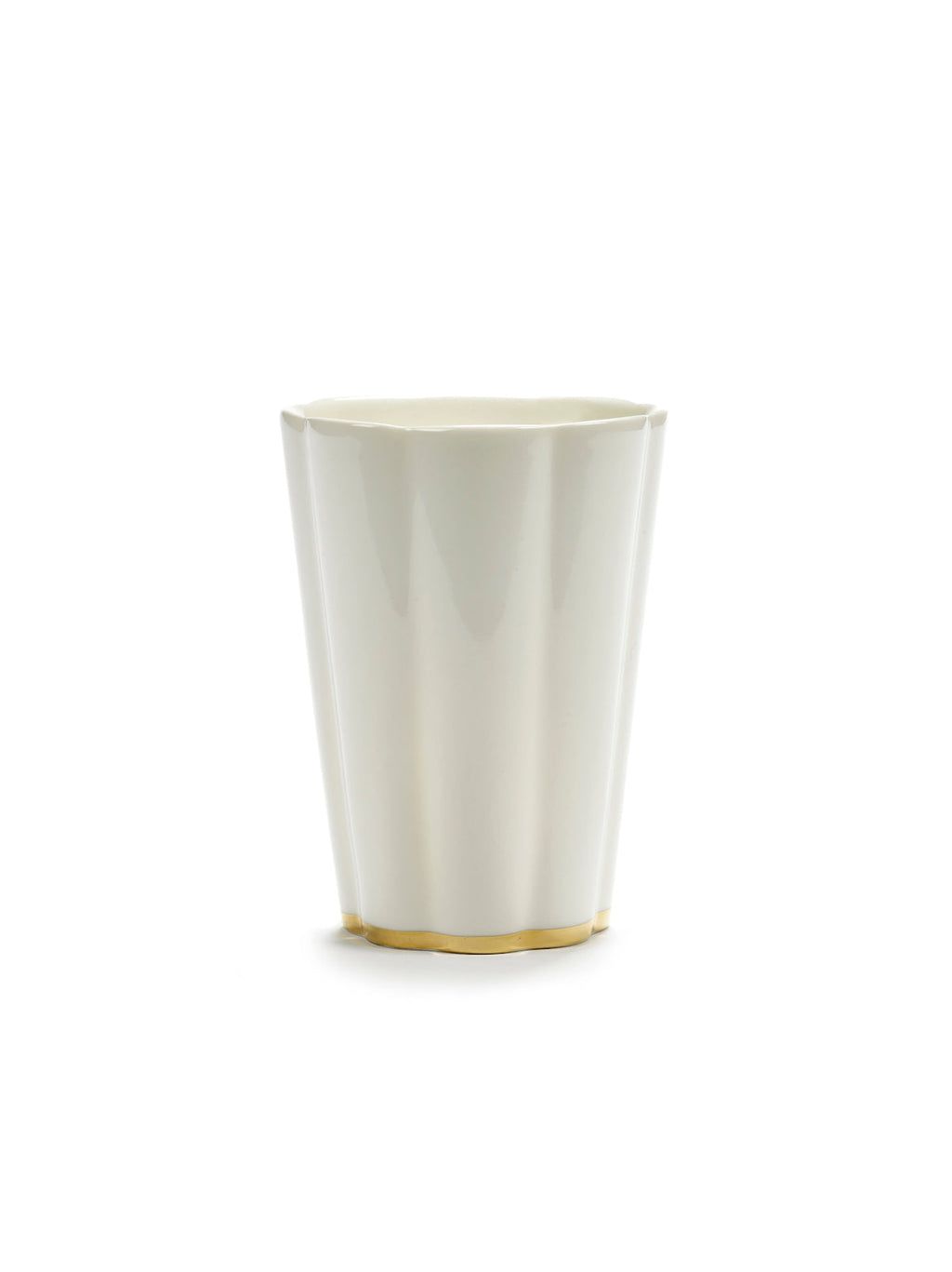 Juego de 4 tazas L - Blanco - Desiree Gold - De Roger Van Damme