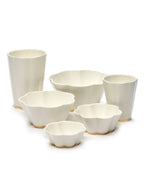 Juego de 4 tazas L - Blanco - Desiree Gold - De Roger Van Damme