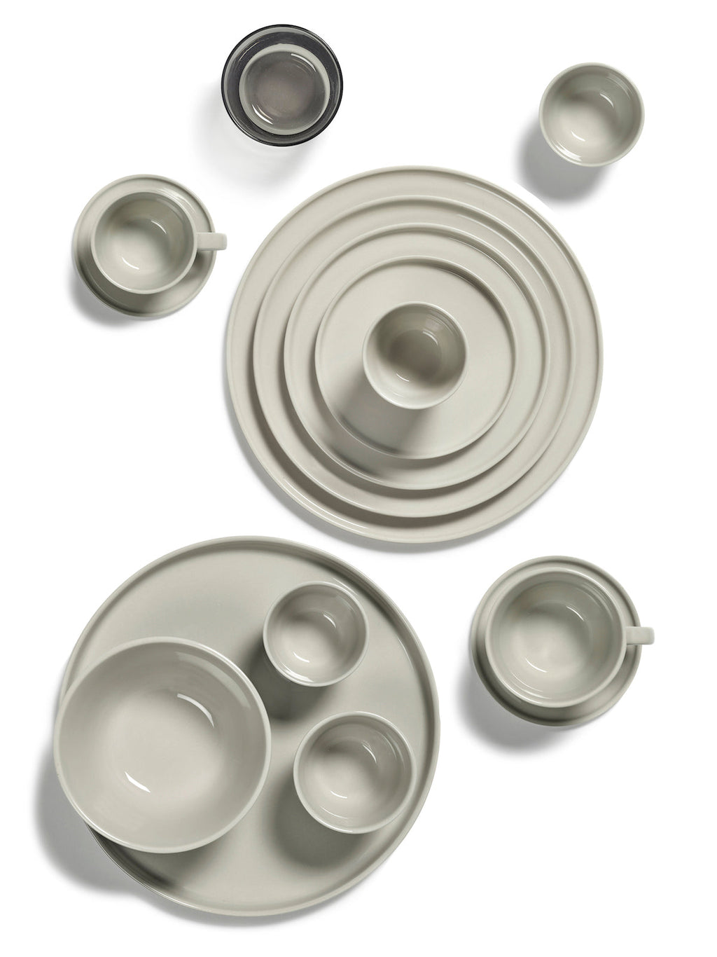 Juego de 4 platos bajos L - Sand Cena - De Vincent Van Duysen