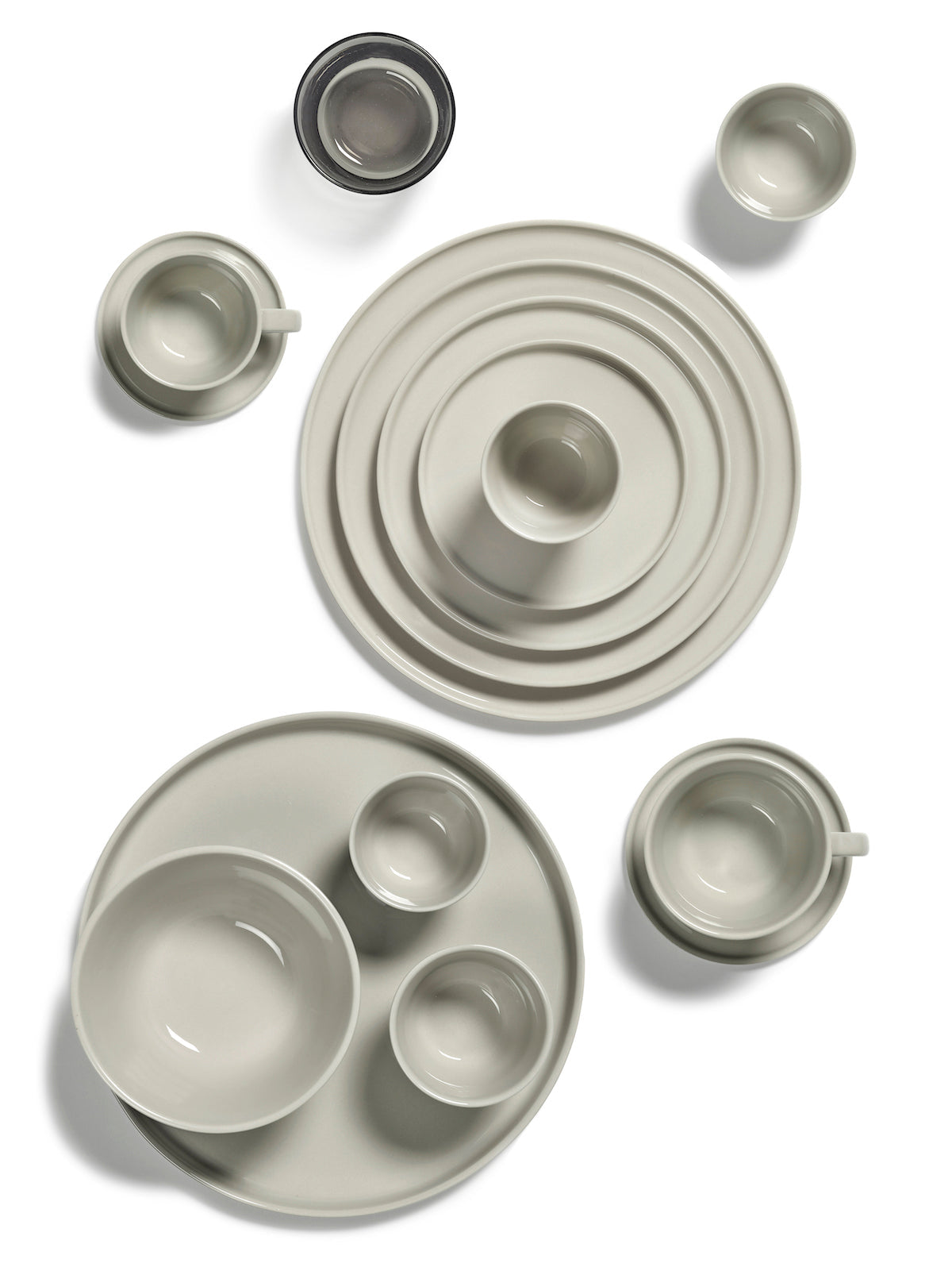 Juego de 4 platos bajos L - Sand Cena - De Vincent Van Duysen